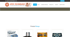 Desktop Screenshot of apextechnology.in
